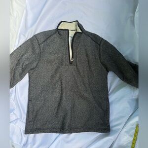 Orvis Charcoal Zip-Up Sweater